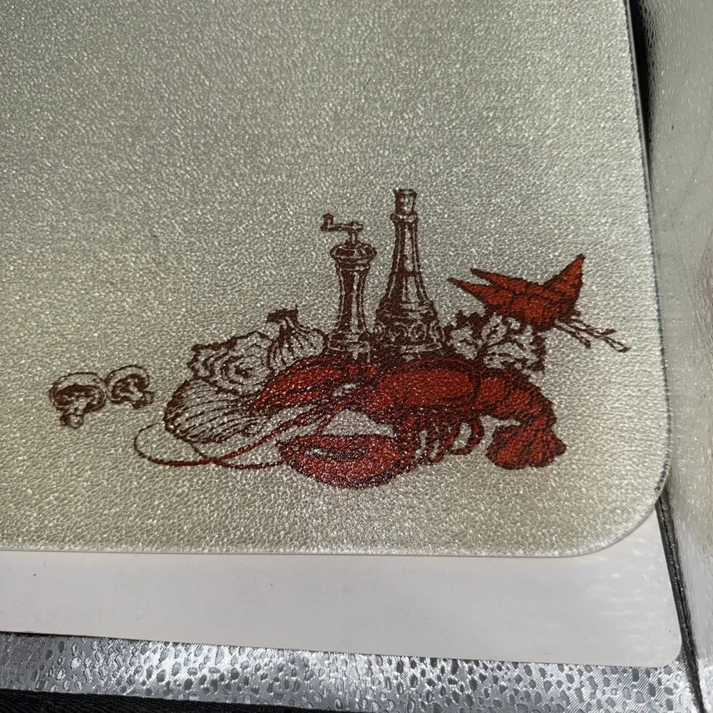 Vintage Counter Saver With Lobster And Shellfish